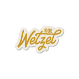 KW Script Sticker