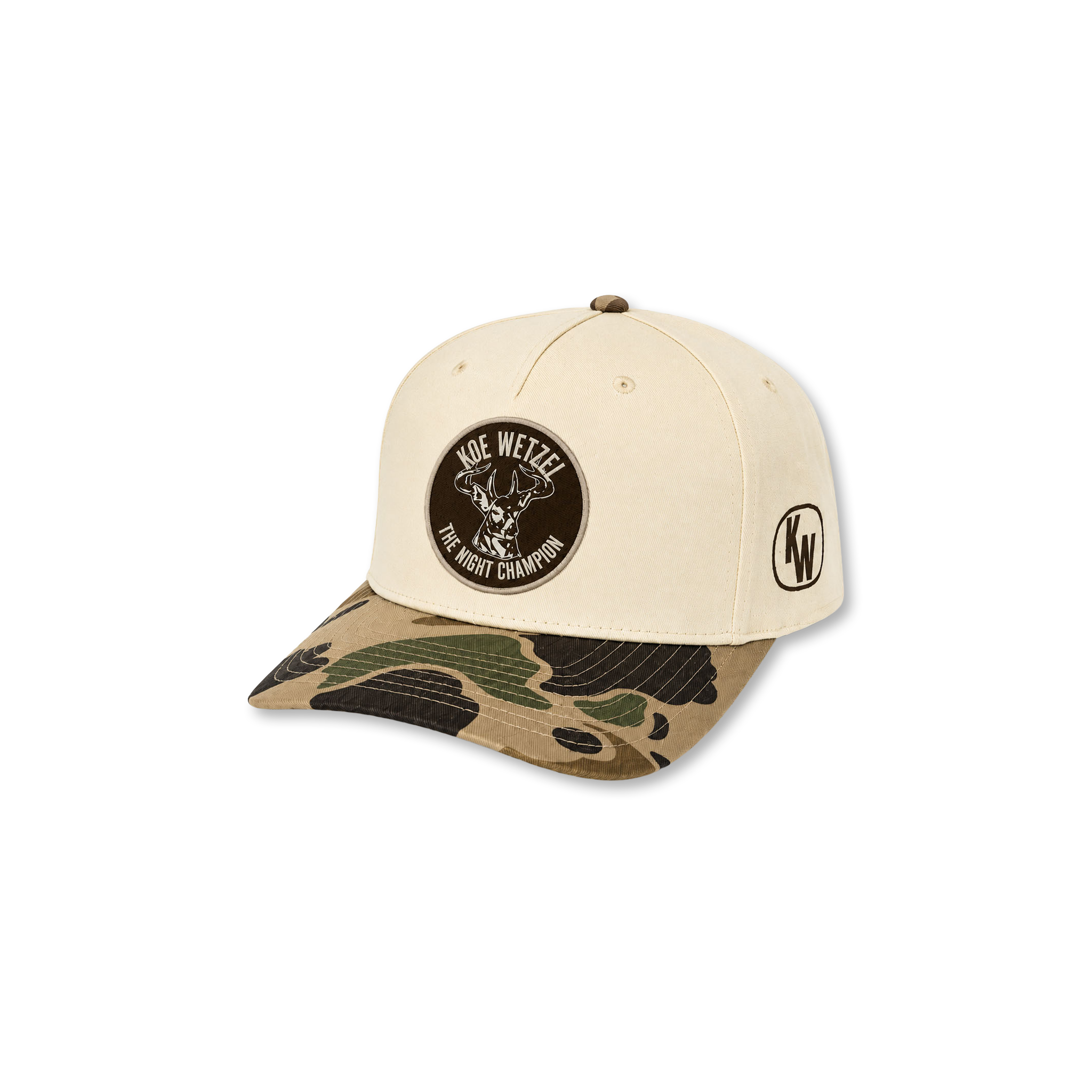 "The Night Champion" Camo Cream Hat
