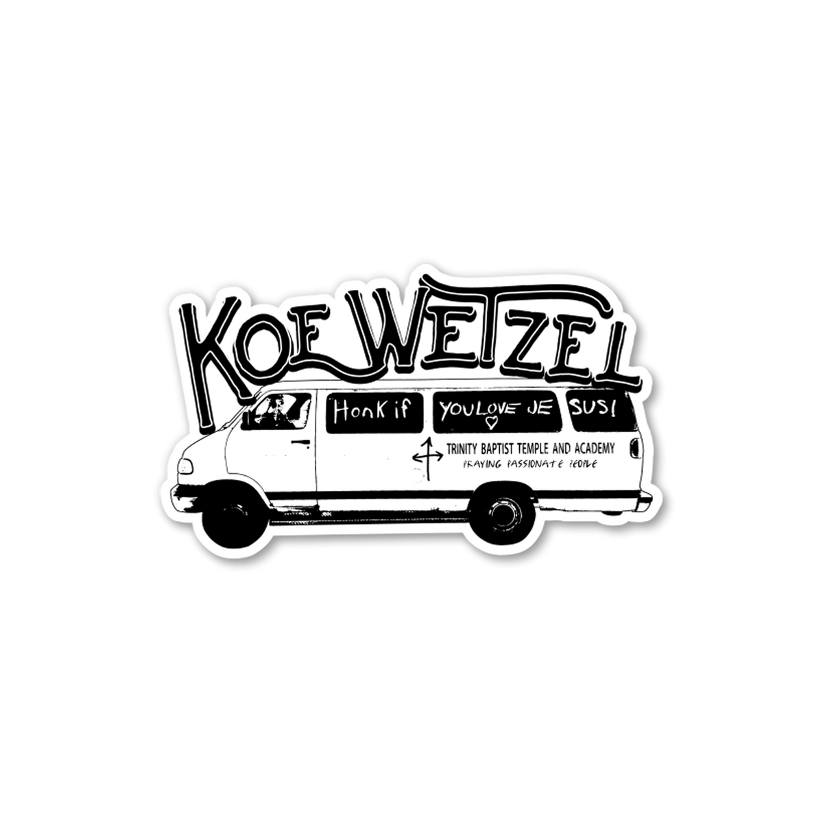 Church Van Sticker – Koe Wetzel Store