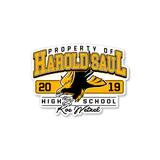 Harold Saul High Sticker