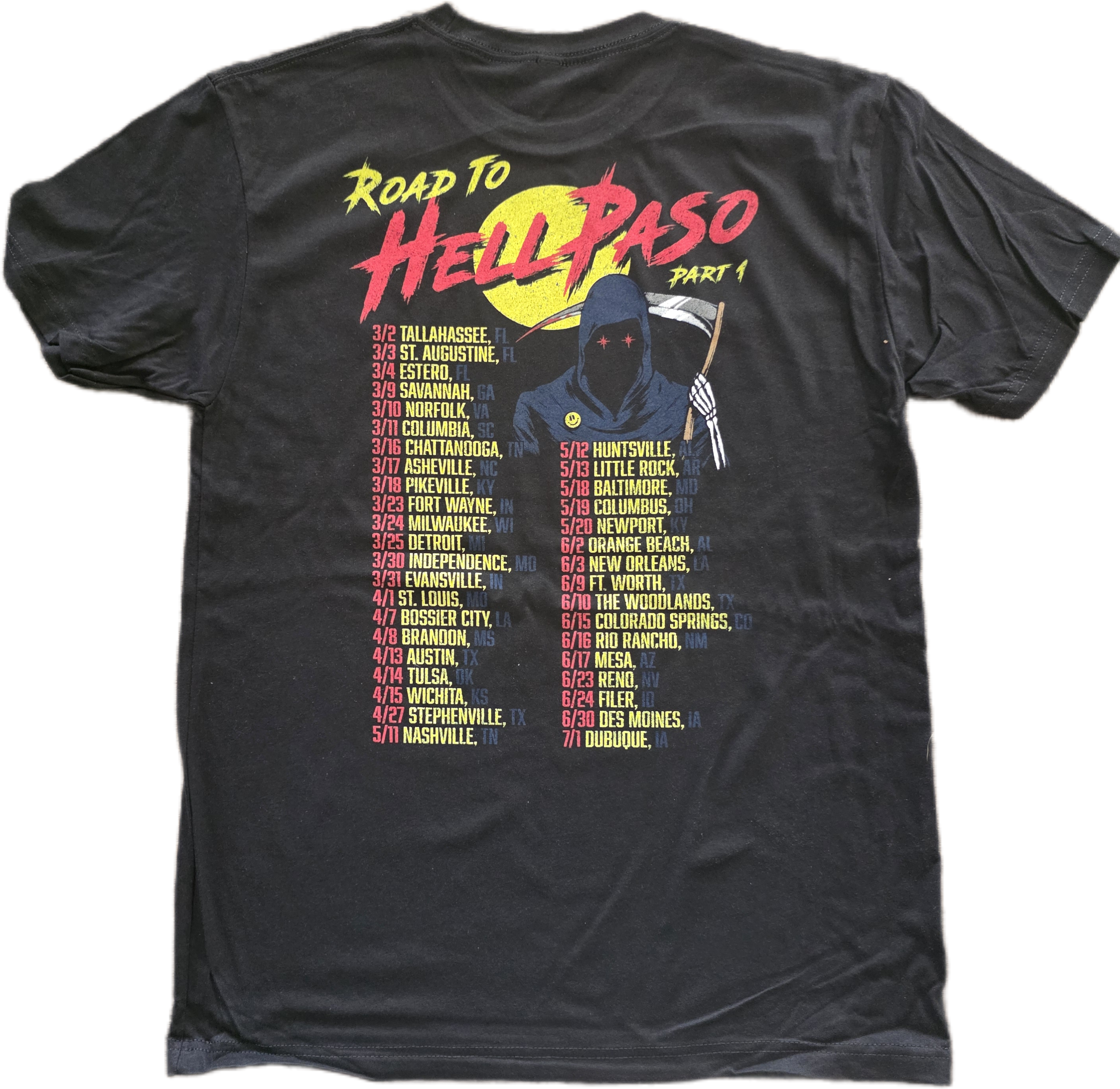 Vintage Hell Paso Official Tour Tee